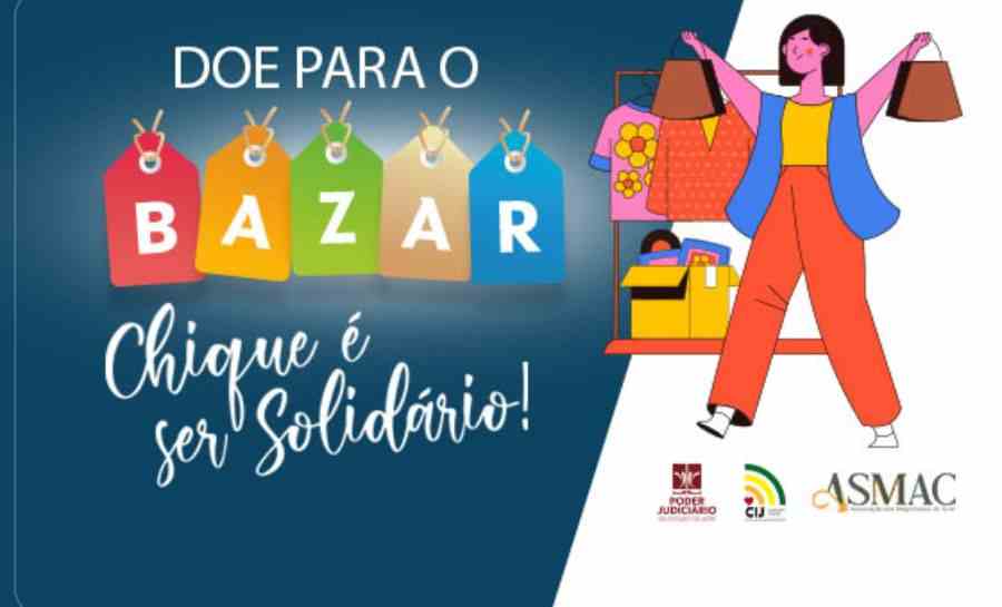 TJAC realiza bazar para ajudar crianças carentes do bairro Calafate